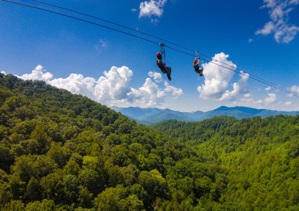 zipline canopy tours blue ridge georgia